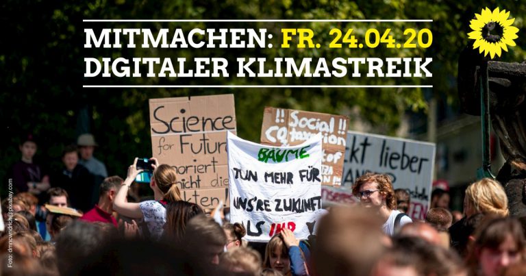 Netzstreik fürs Klima am 24.04.2020