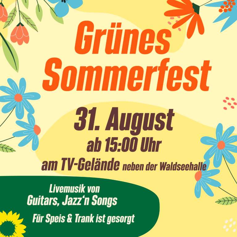 GRÜNES Sommerfest in Kahl