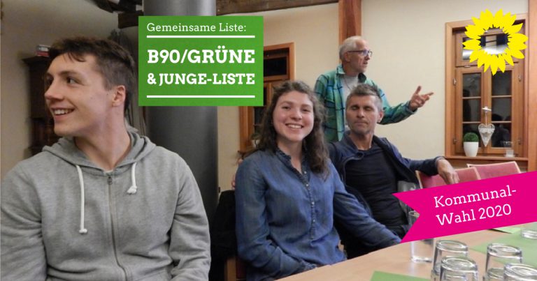 BÜNDNIS 90/DIE GRÜNEN und Junge Liste Bachgau 2020 mit gemeinsamer Liste.