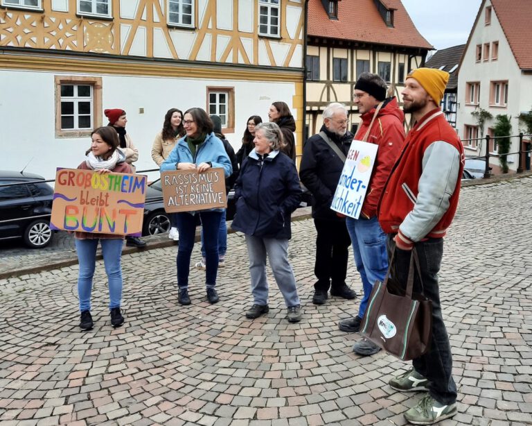 Spontanes Treffen der GRÜNEN auf dem Marktplatz