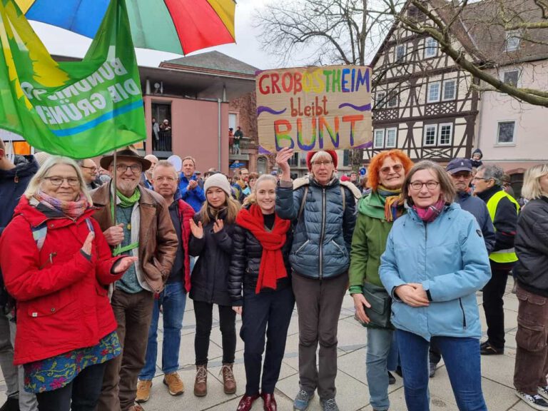 Kundgebung für den Erhalt unserer Demokratie „Nie wieder ist jetzt !“ am Samstag 03.Februar 2024