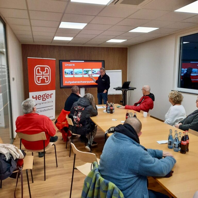 Herbstwanderung mit den GRÜNEN und Besuch bei der Firma Heger-Energietechnik GmbH